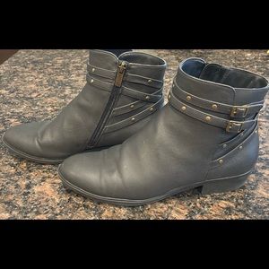 Chaps Black Ankle Boots